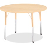 Jonti-Craft Berries Adult Height Maple Topedge Round Table