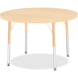 Jonti-Craft Elementary Height Maple Round Table