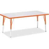 Jonti-Craft Berries Elementary Height Color Edge Rectangle Table