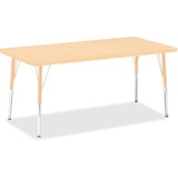 Jonti-Craft Berries Adult Height Maple Topedge Rectangle Table