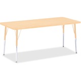Jonti-Craft Berries Adult Height Maple Topedge Rectangle Table