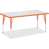 Jonti-Craft Berries Adult Height Color Edge Rectangle Table