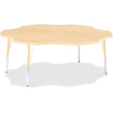 Jonti-Craft Berries Elementary Maple Laminate Six-Leaf Table