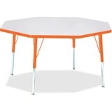 Jonti-Craft Berries Elementary Height Color Edge Octagon Table