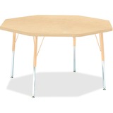 Jonti-Craft Berries Adult Height Maple Topedge Octagon Table