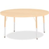 Jonti-Craft Berries Elementary Height Maple Topedge Round Table