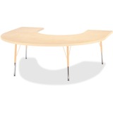 Jonti-Craft Berries Adult Maple Laminate Horseshoe Table