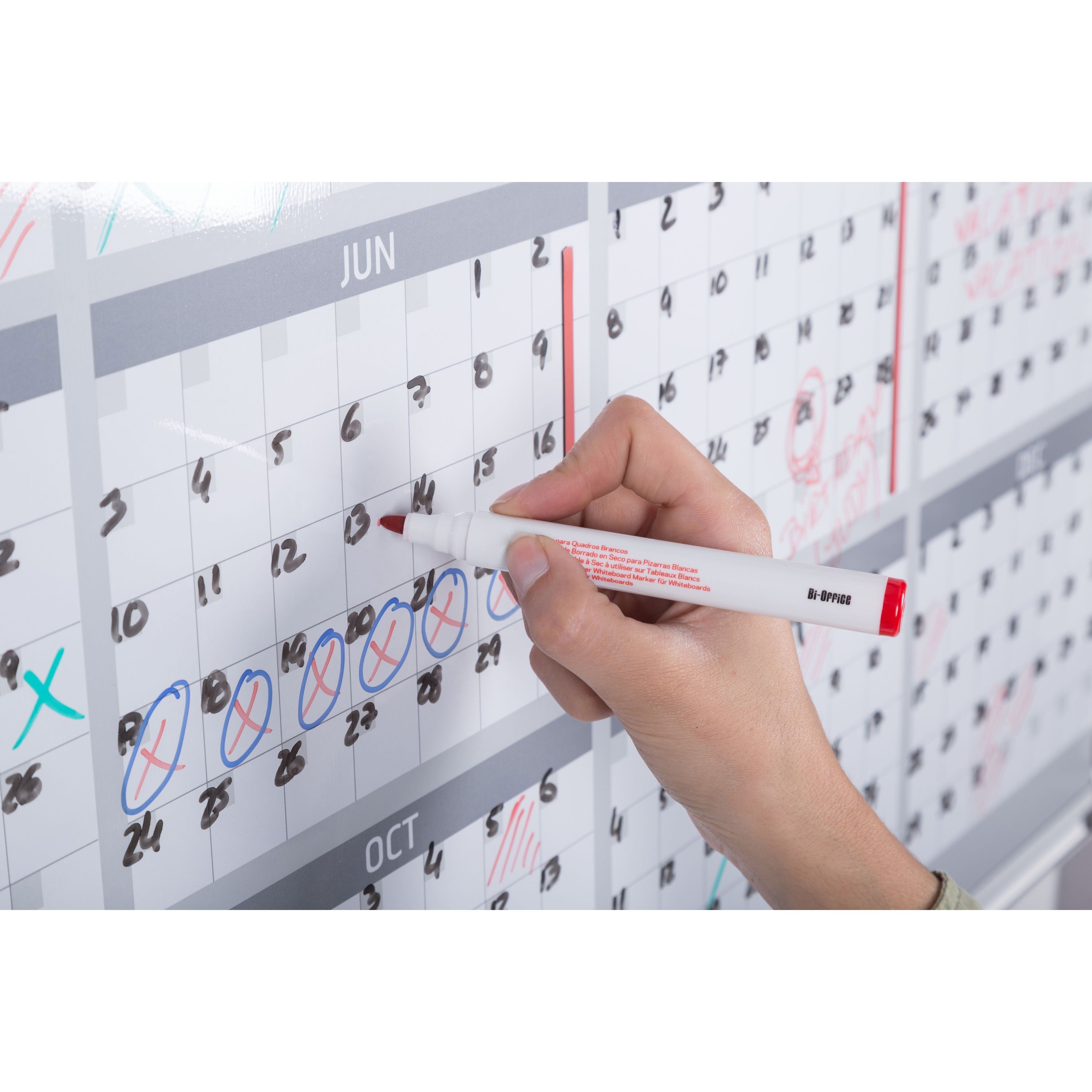 Mastervision 36 12-Month Calendar Planning Board