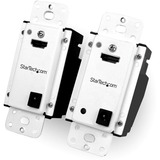 Startechcom Wall Plate Hdmi Over Cat5 Extender with Power Over Cable &Acirc&Euro 1080p &Acirc&Euro 165ft (50m)
