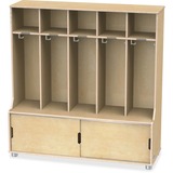 Jonti-Craft Truemodern 5-Space Metal Coat Hook Cubbie Locker