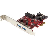 Startechcom 4 Port Pci Express Usb 30 Card - 5gbps - 2 External & 2 Internal (Idc) - Sata Power