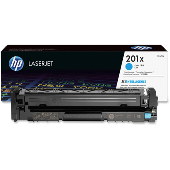 Hp 201x (Cf401x) Original High Yield Laser Toner Cartridge - Single Pack - Cyan - 1 Each