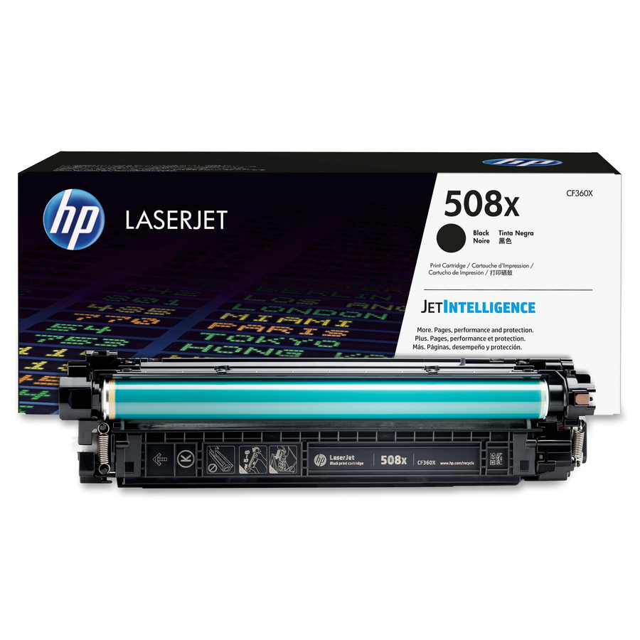 Hp 508x (Cf360x) Original High Yield Laser Toner Cartridge - Single Pack - Black - 1 Each