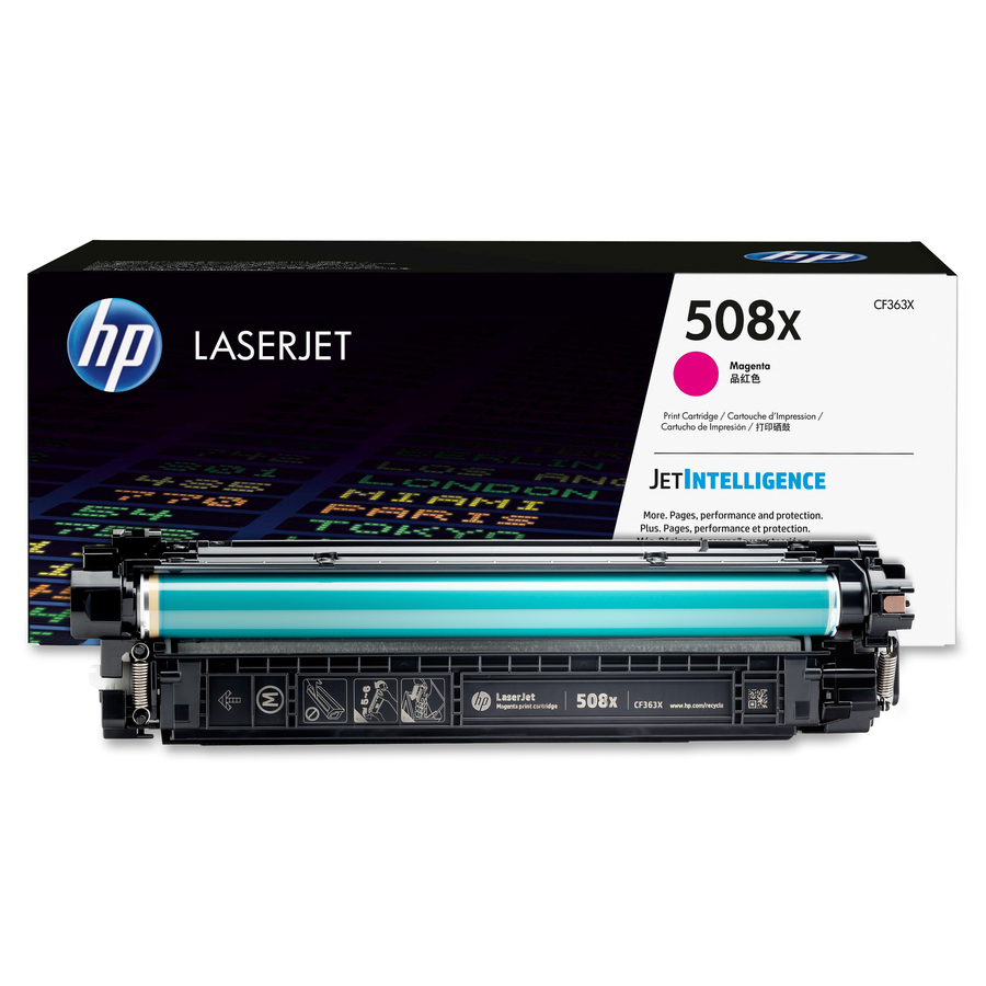 Hp 508x (Cf363x) Original High Yield Laser Toner Cartridge - Single Pack - Magenta - 1 Each