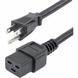 Startechcom 10ft (3m) Heavy Duty Power Cord Nema 5-15p to C19 15a 125v 14awg Computer Power Cord Heavy Gauge Power Cable