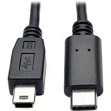 Tripp Lite Usb 20 Hi-Speed Cable 5-Pin Mini-B to Usb Type-C Usb-C Mm 6ft