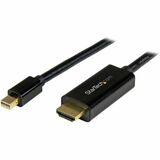 Startechcom 6ft (2m) Mini Displayport to Hdmi Cable 4k 30hz Video Mini Dp to Hdmi Adapterconverter Cable Mdp to Hdmi Monitordisplay