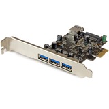 Startechcom 4 Port Pci Express Usb 30 Card - 3 External and 1 Internal - 5gbps