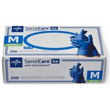 Medline Sensicare Ice Blue Nitrile Exam Gloves