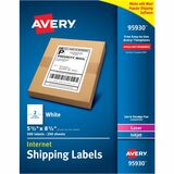 Avery&Reg Shipping Address Labels Laser & Inkjet Printers 500 Labels Half Sheet Labels Permanent Adhesive (95930)
