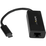 Startechcom Usb C to Gigabit Ethernet Adapter - Thunderbolt 3 - 101001000mbps - Black