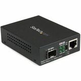 Startechcom Gigabit Ethernet Fiber Media Converter with Open Sfp Slot - Supports 101001000 Networks