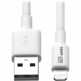 Tripp Lite Usb-a to Lightning Synccharge Cable (Mm) Mfi Certified White 10 Ft (3 M)
