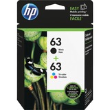 Hp 63 (L0r46an) Original Inkjet Ink Cartridge - Black Tri-Color - 2 Pack