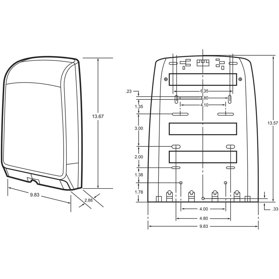 Scott Slimfold Towel Dispenser