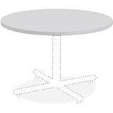 Lorell Round Invent Tabletop - Light Gray