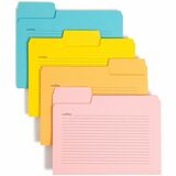 Smead Supertab 13 Tab Cut Letter Recycled Top Tab File Folder