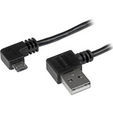 Startechcom 2m 6 Ft Micro-Usb Cable with Right-Angled Connectors - Mm - Usb a to Micro B Cable