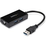 Startechcom Usb 30 to Gigabit Network Adapter with Built-in 2-Port Usb Hub - Native Driver Support (Windows Mac and Chrome Os)