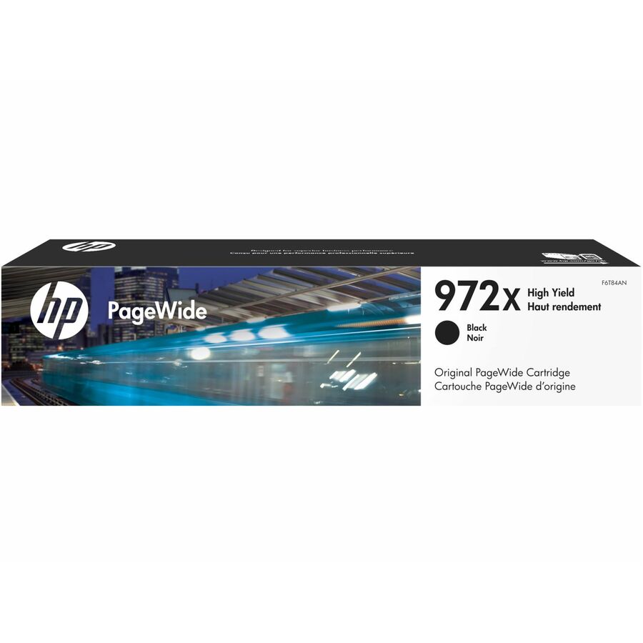Hp 972x (F6t84an) Original High Yield Page Wide Ink Cartridge - Single Pack - Black - 1 Each