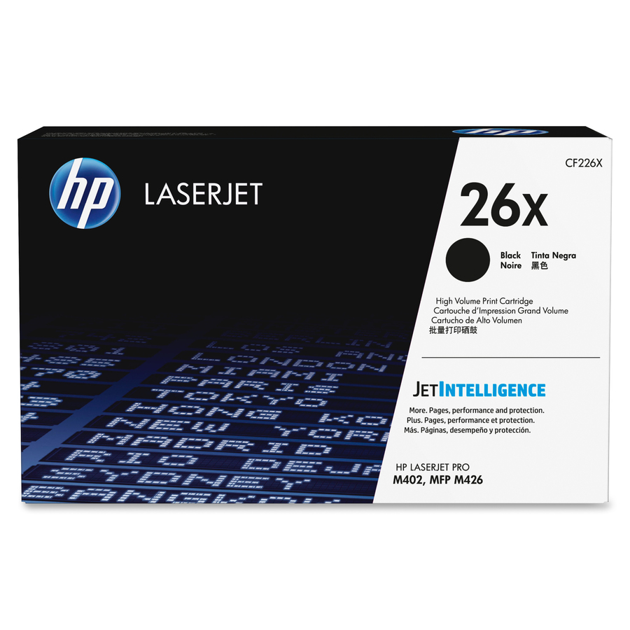 Hp 26x Original High Yield Laser Toner Cartridge - Black Pack