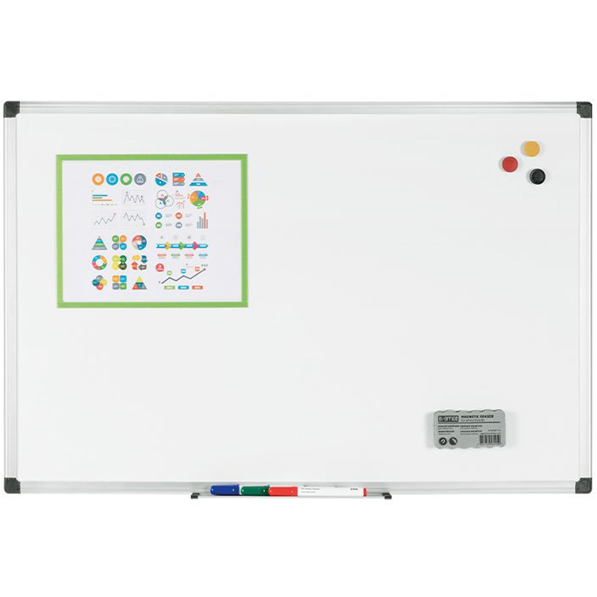 Bi-Silque Porcelain Magnetic Dry Erase Board