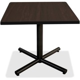 Lorell Hospitality Espresso Laminate Square Tabletop