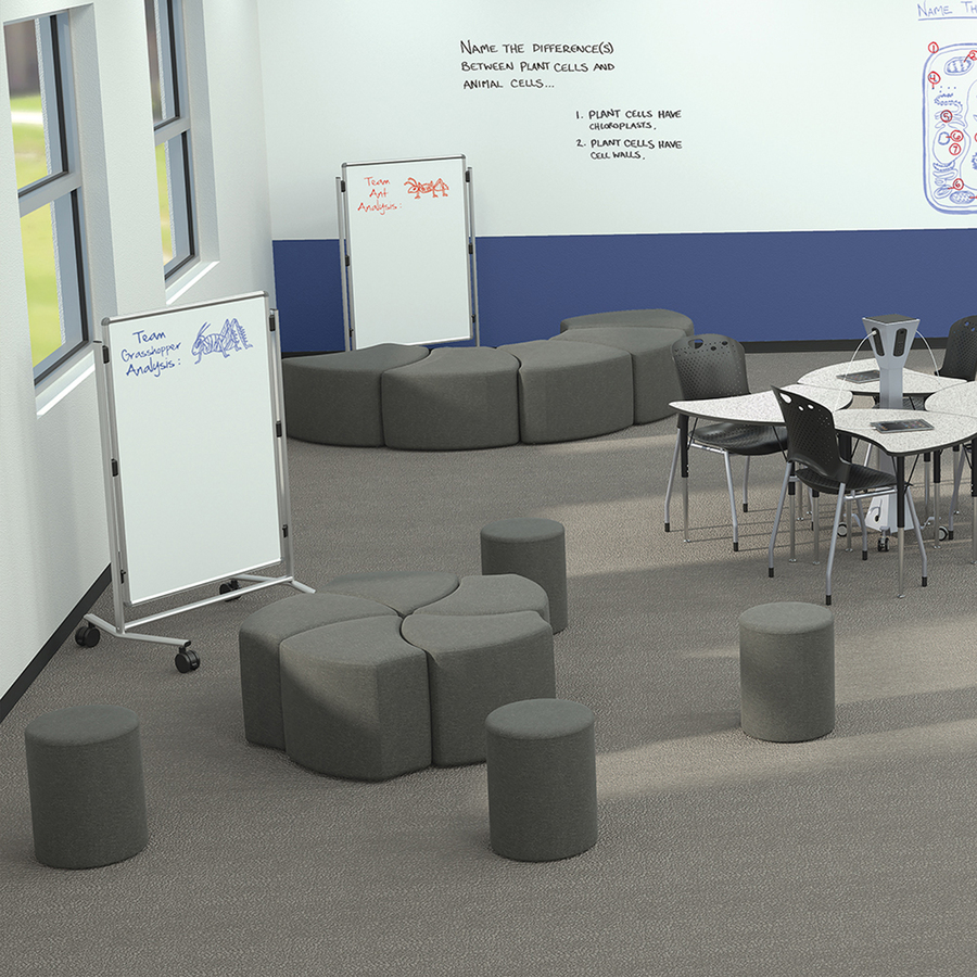 Mooreco Economy Pouf Stool Ottoman - Small