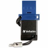 32gb Store N Go Dual Usb 30 Flash Drive for Usb-C&Trade Devices - Blue