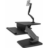 Startechcom Sit-to-Stand Workstation with Full-Motion Articulating Monitor Arm - One-Touch Height Adjustment