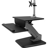 Startechcom Single Monitor Sit-to-Stand Workstation - One-Touch Height Adjustment