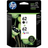 Hp 62 (N9h64fn) Original Inkjet Ink Cartridge - Black Tri-Color - 2 Pack