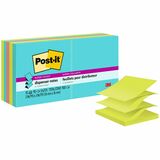 Post-It&Reg Super Sticky Dispenser Notes - Supernova Neons Color Collection