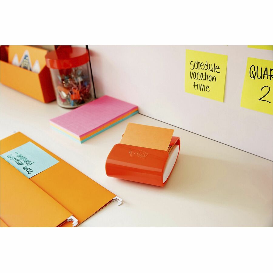 Post-It&Reg Super Sticky Dispenser Notes - Energy Boost Color Collection
