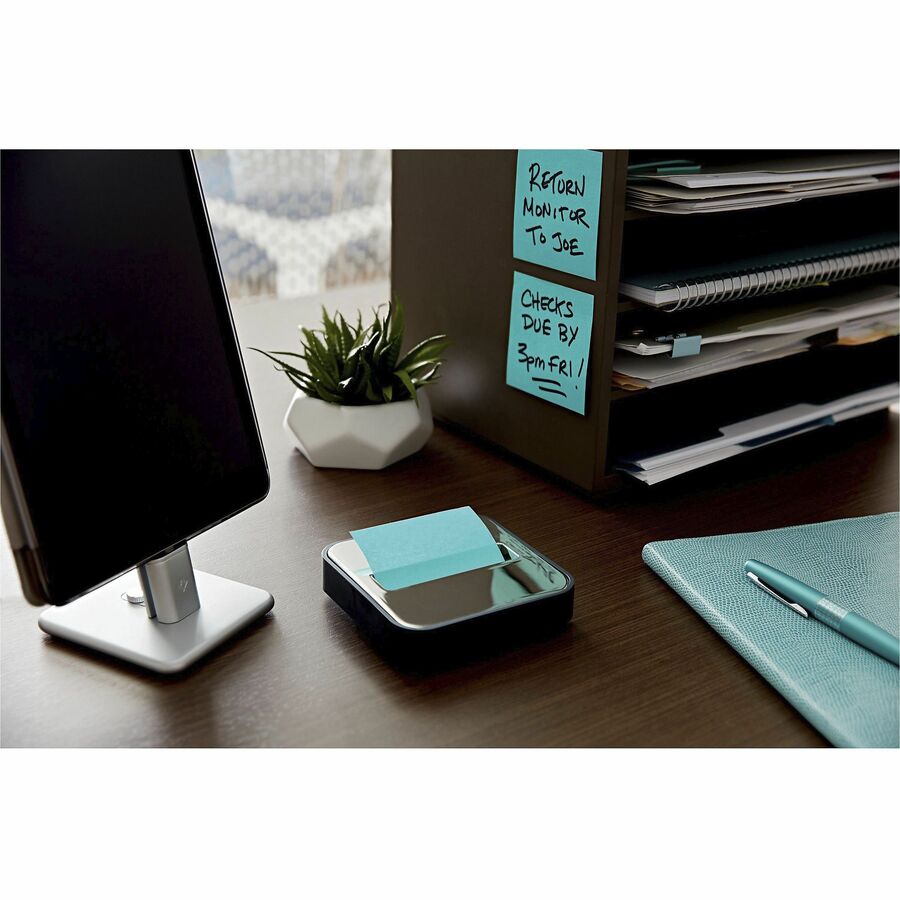 Post-It&Reg Super Sticky Dispenser Notes - Supernova Neons Color Collection