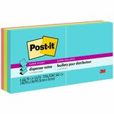 Post-It&Reg Super Sticky Dispenser Notes - Supernova Neons Color Collection