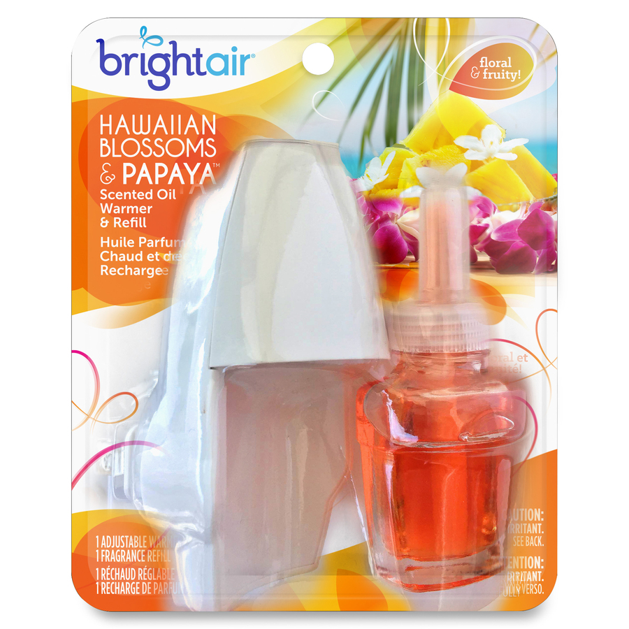 Bright Air Hawaiian Scented Oil Warmer Combo