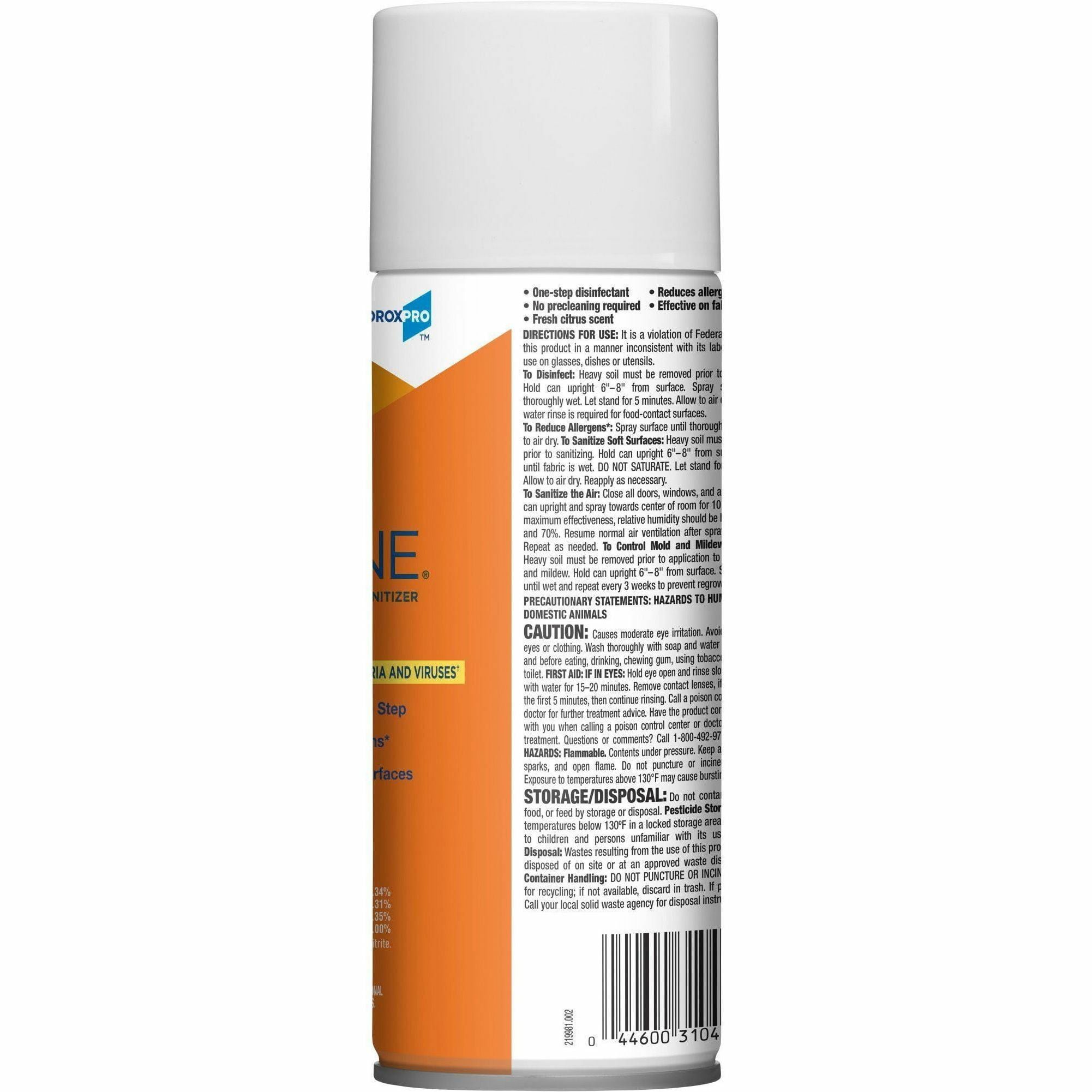 Cloroxpro&Trade 4 in One Disinfectant & Sanitizer