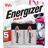 Eveready Max Alkaline 9 Volt Battery 2-Packs