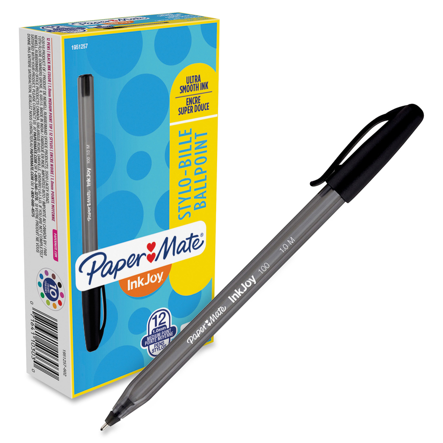 Paper Mate Inkjoy 100 St Ballpoint Stick Pens